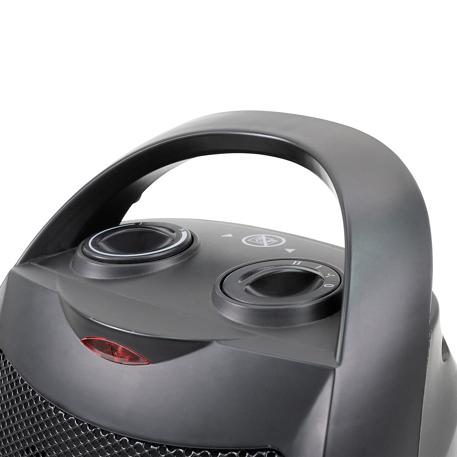 Closeout Deal - Lightweight - Energy Efficient Ceramic Heater with 3 Power Settings, Adjustable Thermostat - Overheating Protection Technology  - Black