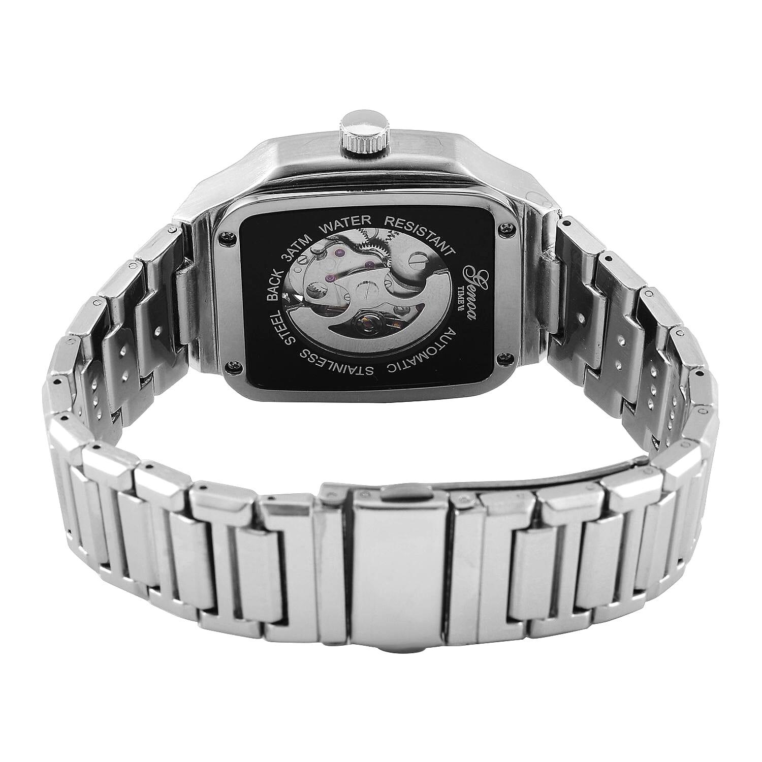 Limited Edition - GENOA Time V2 Automatic Skeleton Watch in - Silver
