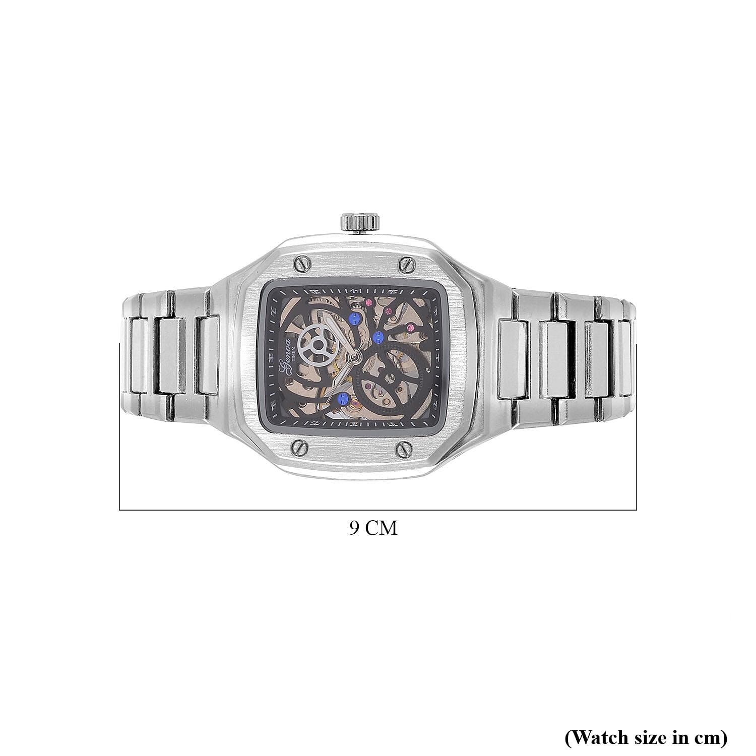 Limited Edition - GENOA Time V2 Automatic Skeleton Watch in - Silver