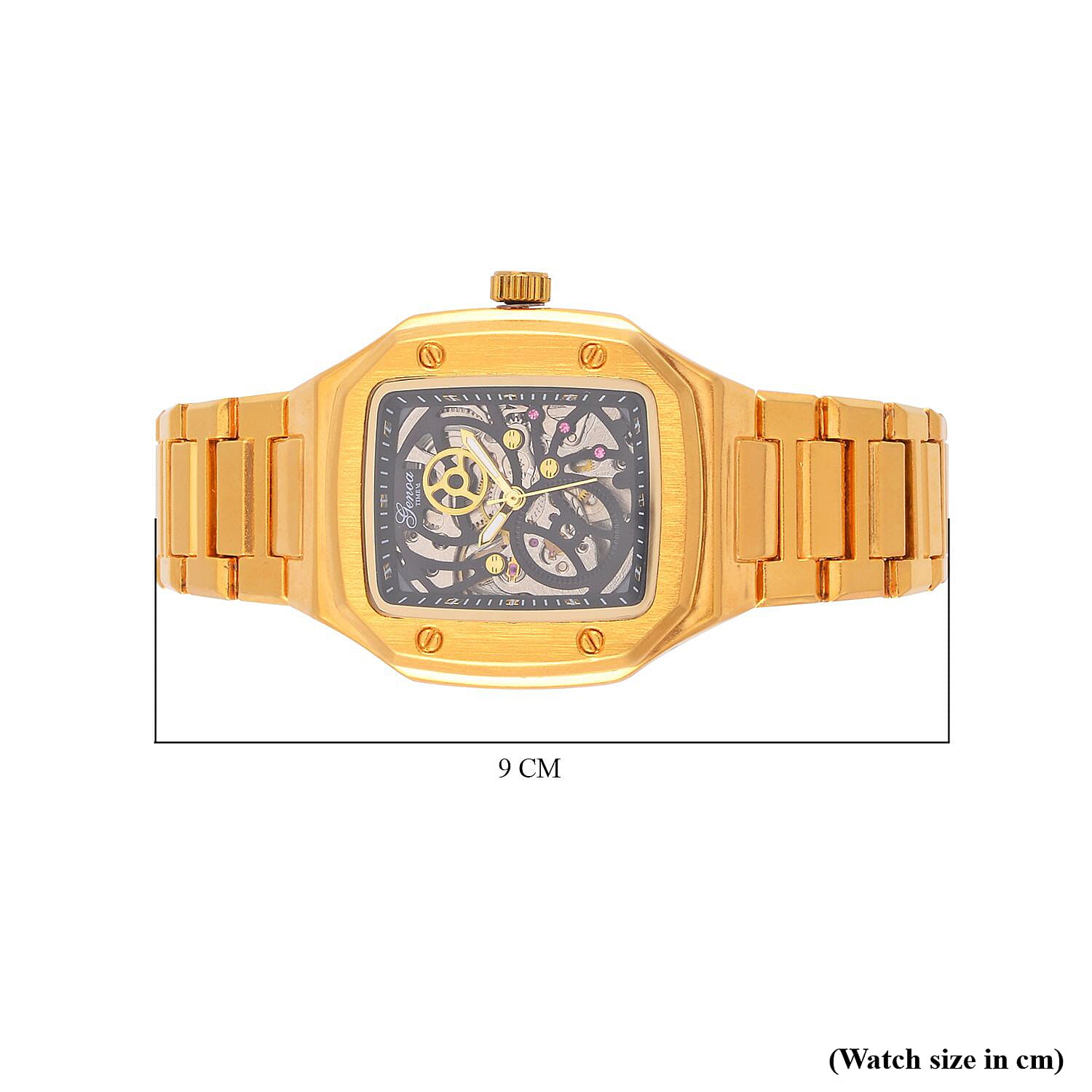 Limited Edition - GENOA Time V2 Automatic Skeleton Watch Gold