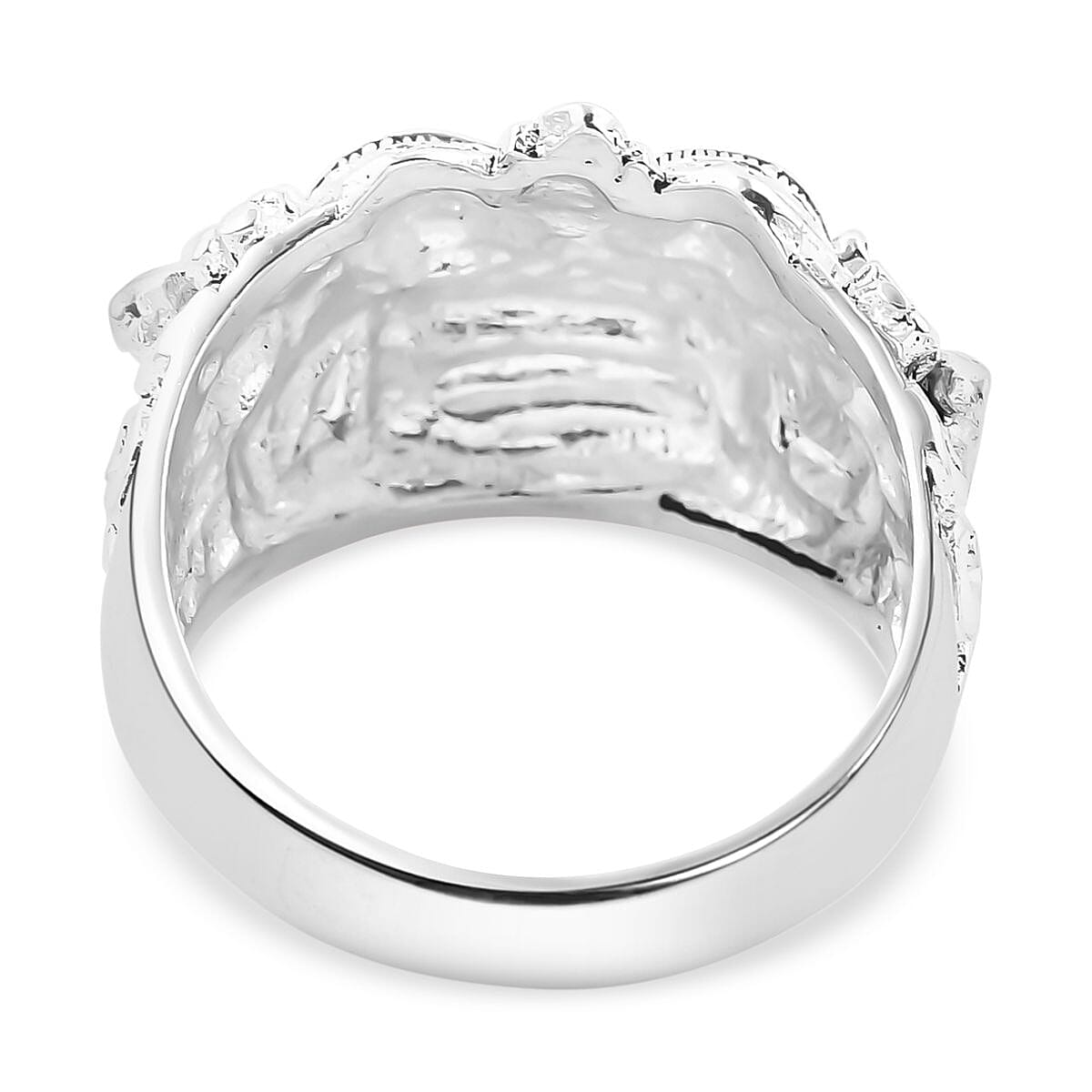 Royal Bali Collection - Sterling Silver Barong Ring, Silver Wt. 9.80 Gms Royal Bali Collection - Sterling Silver Barong Ring, Silver Wt. 9.80 Gms
