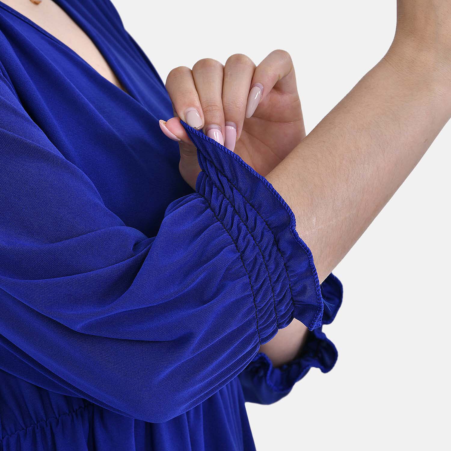 Tamsy Black Boat Neck Knit Drape Stripe Top