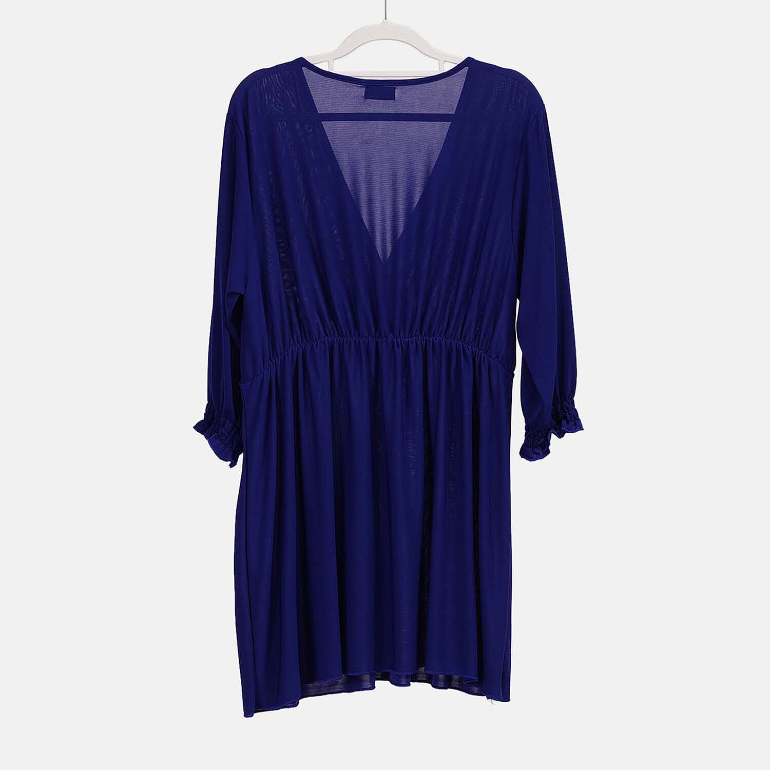 Tamsy Black Boat Neck Knit Drape Stripe Top