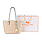 GUANCHI Tote Bag with Pouch & Handle Drop - Off White
