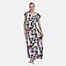 Tamsy Polyester Solid Dress - Black