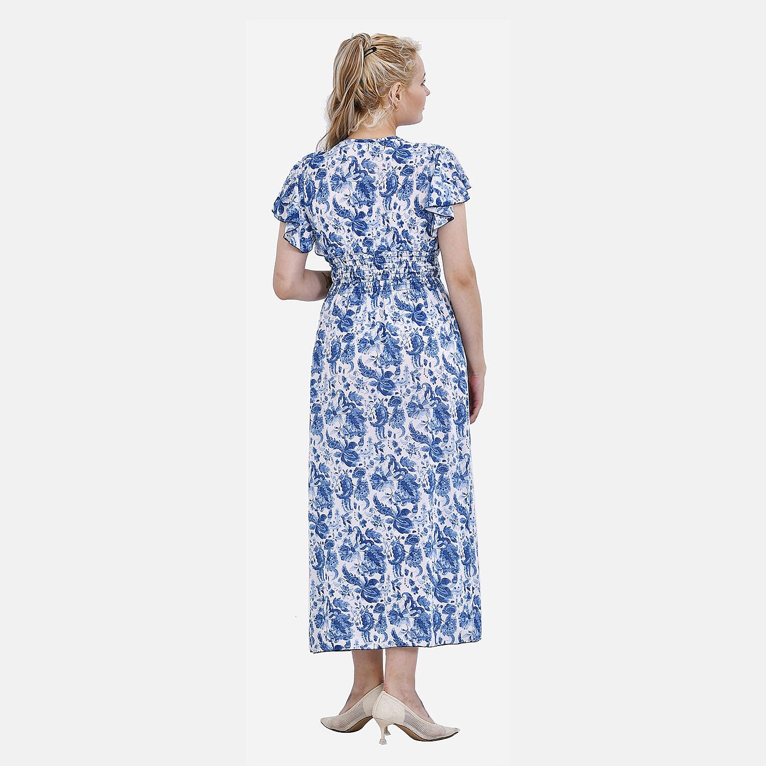 Tamsy Polyester Solid Dress - Black