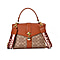 GUANCHI Crossbody Bag with Handle Drop - Brown