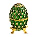 Easter Special - Austrian Crystal Trinket Box with Red Enamelling & Tripod Stand