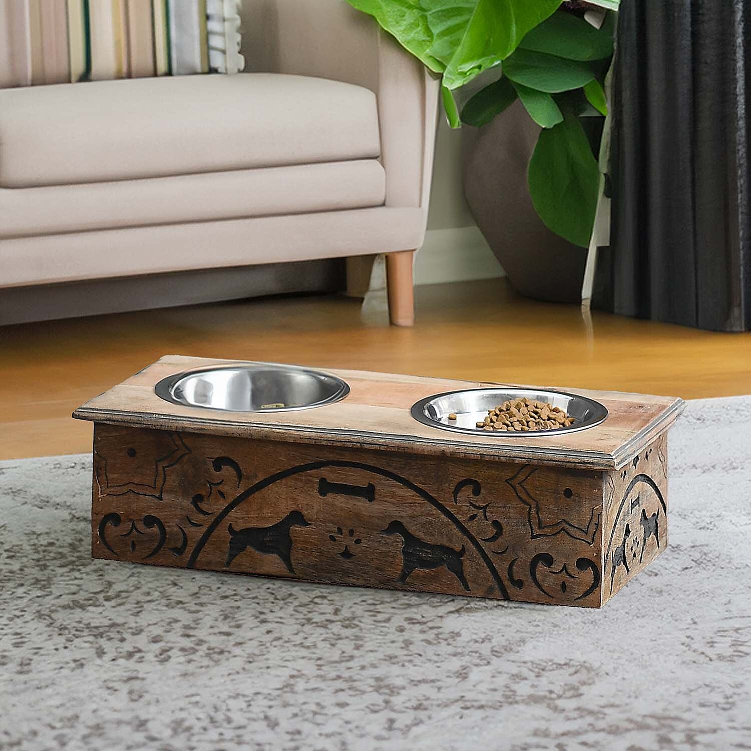 Nakkashi Pet Food and Supplies (Size 47x22x12 cm) - Brown & Natural