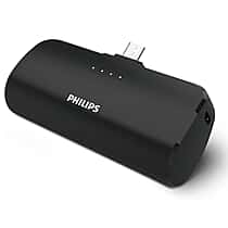 Philips 2500mAh Mini Power Bank with USB-C for AirPods, iOS and Android Devices