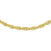 Vicenza Closeout - 9K Yellow Gold Prince of Wales Chain (Size - 18)