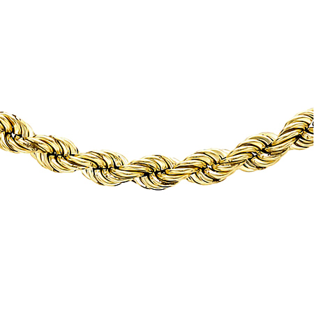 9K Yellow Gold Rope Chain (Size - 18), Gold Wt. 9.50 Gms