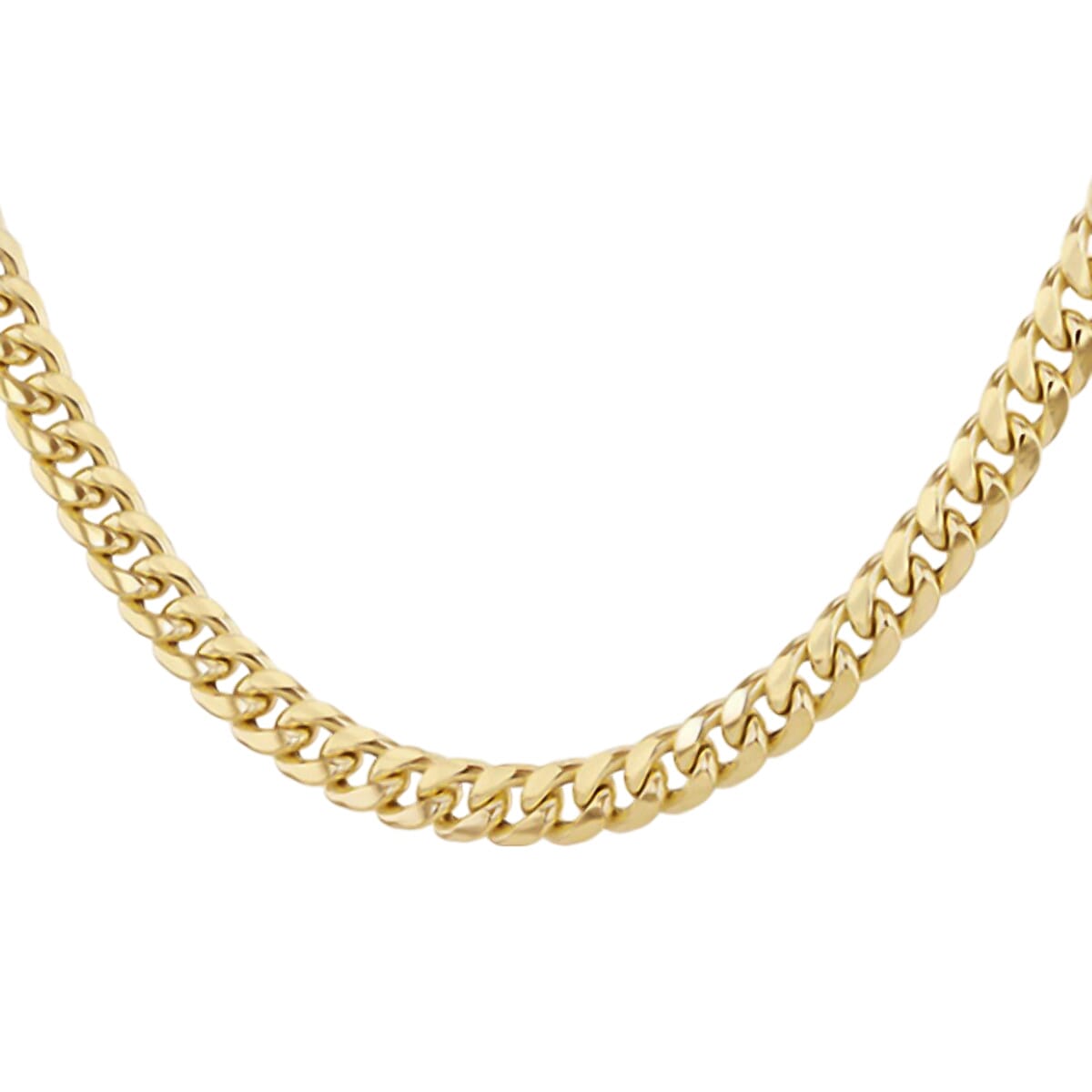 9K Yellow Gold Cuban Link Chain (Size - 20), Gold Wt. 17.3 Gms