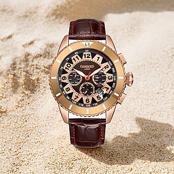 https://tjcuk.sirv.com/Products/76/9/7694283/Gamages-Of-London-Tycoon-Automatic-Mens-Watch-in-Stainless-Steel-Brown_7694283_2.jpg?w=342&h=342