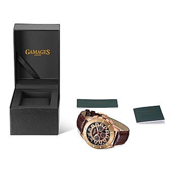 https://tjcuk.sirv.com/Products/76/9/7694283/Gamages-Of-London-Tycoon-Automatic-Mens-Watch-in-Stainless-Steel-Brown_7694283_3.jpg?w=342&h=342