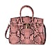 100% Genuine Leather Snakeskin Pattern Crossbody Bag