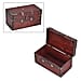 Solid Antique European Style Wooden Box -  Brown