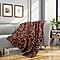 Super Soft Faux Fur Sherpa Lined Check Patterned Blanket