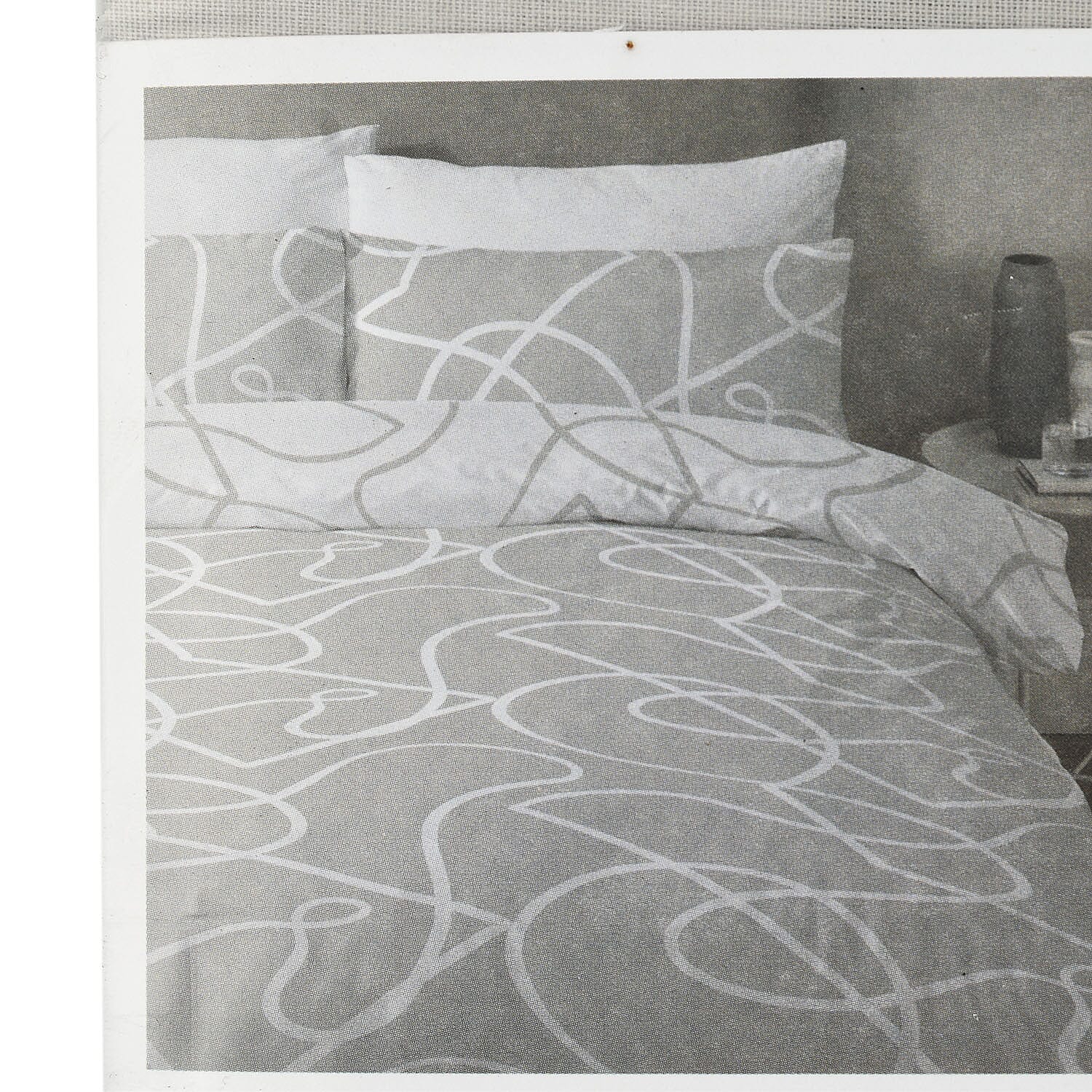  Copenhagen Polyester Duvet Cover - Mink & Grey