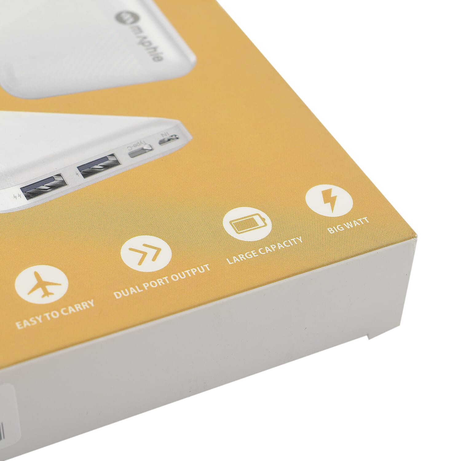 Mega Closeout Buy - 10000 mAh Powerbank - White