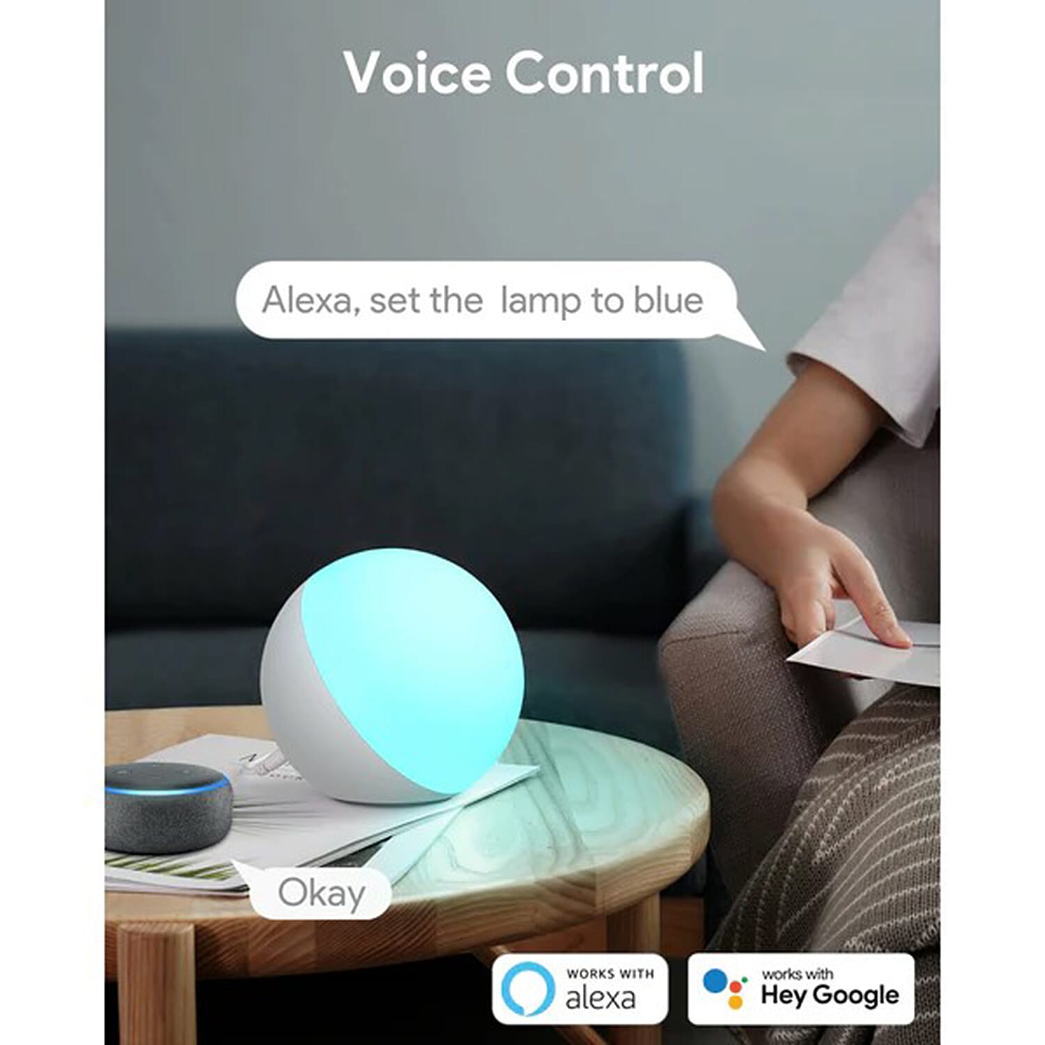 AUKEY Smart Colour Changing Sunrise LED Lamp AUKEY Smart Colour Changing Sunrise LED Lamp