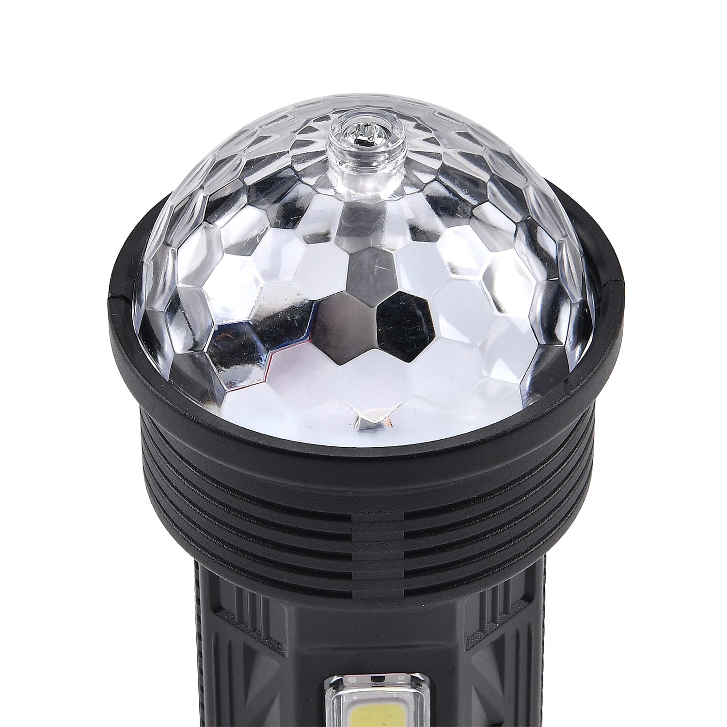 Multifunctional Rechargeable LED - COB Lamp Beads Colourful Flashlight (1200mAh Battery - USB Cable)