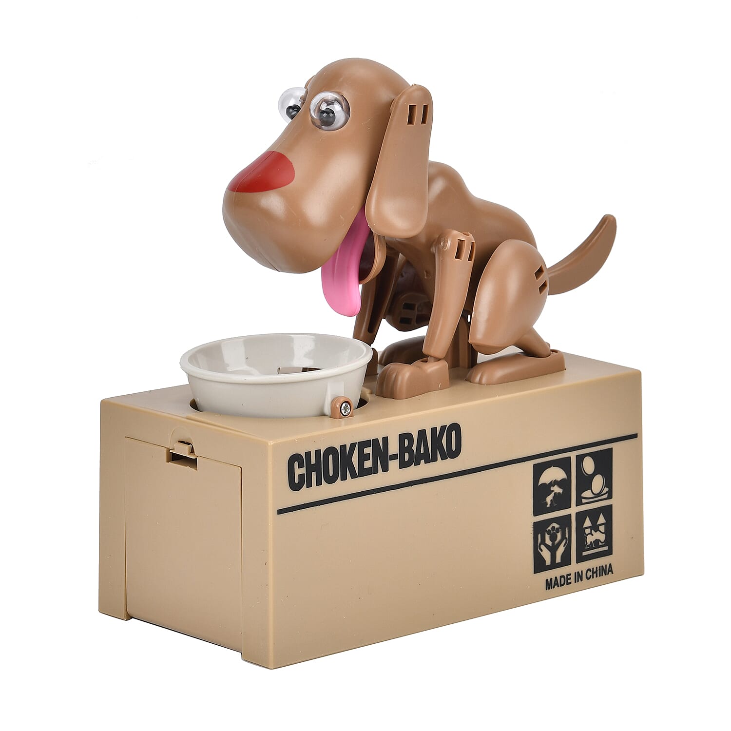 Choken Bako Dog Piggy Bank- Coffee & Black