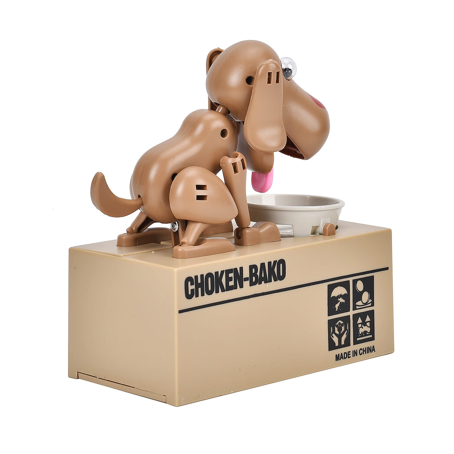 Choken Bako Dog Piggy Bank- Coffee & Black