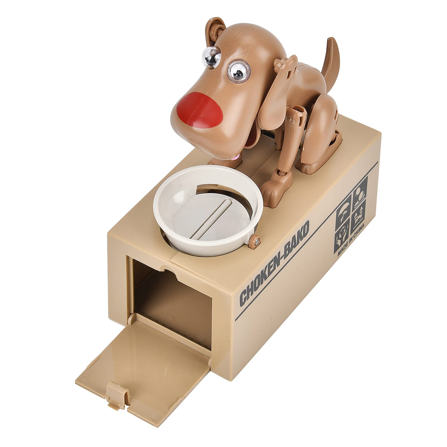 Choken Bako Dog Piggy Bank- Coffee & Black