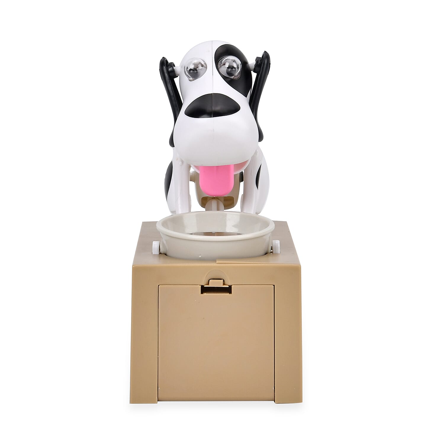 Choken Bako Dog Piggy Bank- White & Black