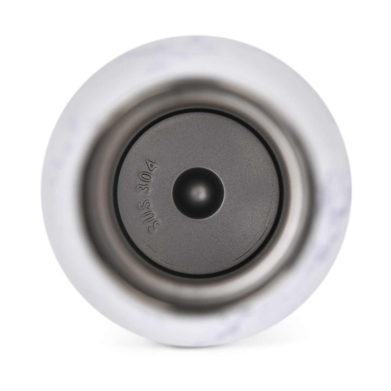 Stainless Steel Drinking Water Bottle for School, Sports, Running, Gym 500ml - White