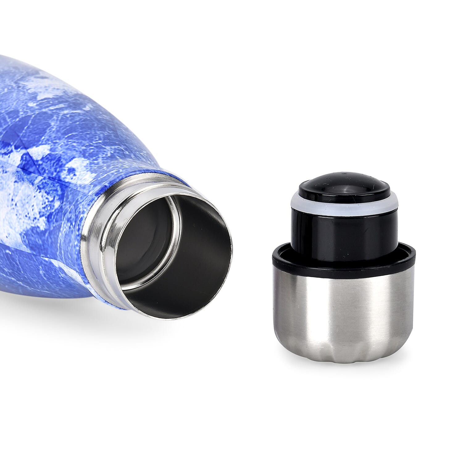 Stainless Steel Drinking Water Bottle for School, Sports, Running, Gym 500ml - Blue