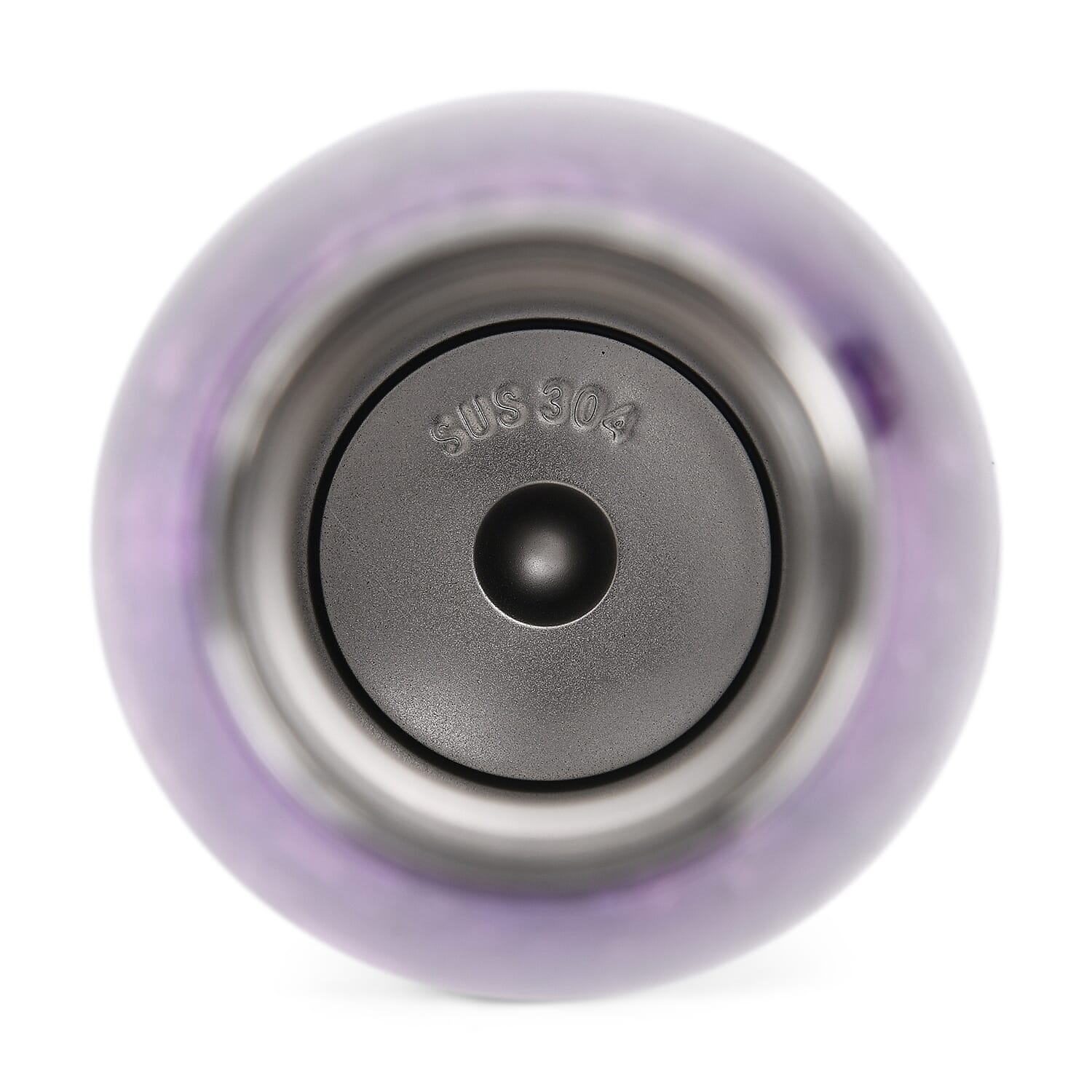 Stainless Steel Double Wall Leakproof 500ML Bottle for Outdoor Sports, Fitness, Hiking, Camping, School, Office - Purple