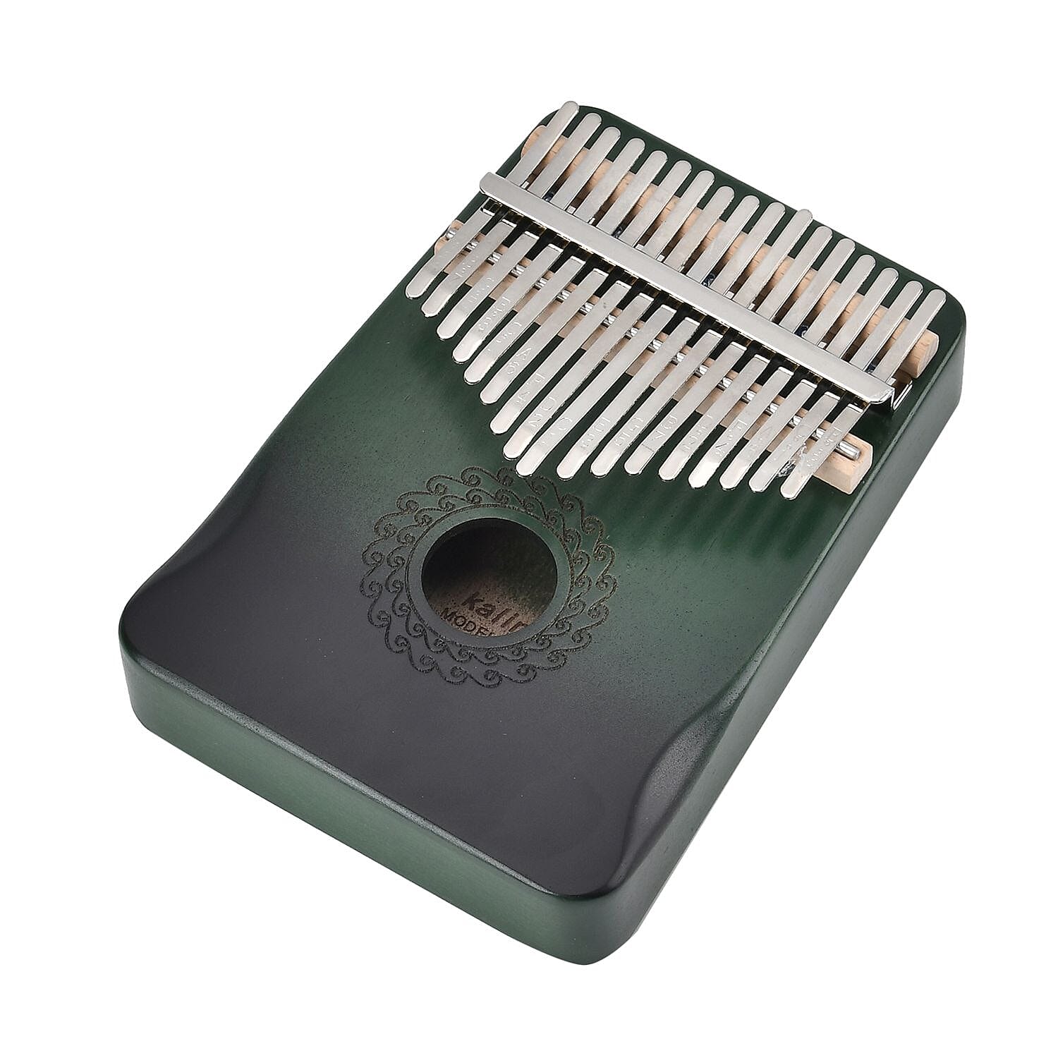 Kalimba- 17 Sound Thumb Piano (Size 17x12x3 cm) - Green