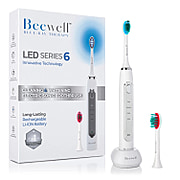 Beewell Electric Sonic 4-in-1 Toothbrush with Blue and Red Light Therapy