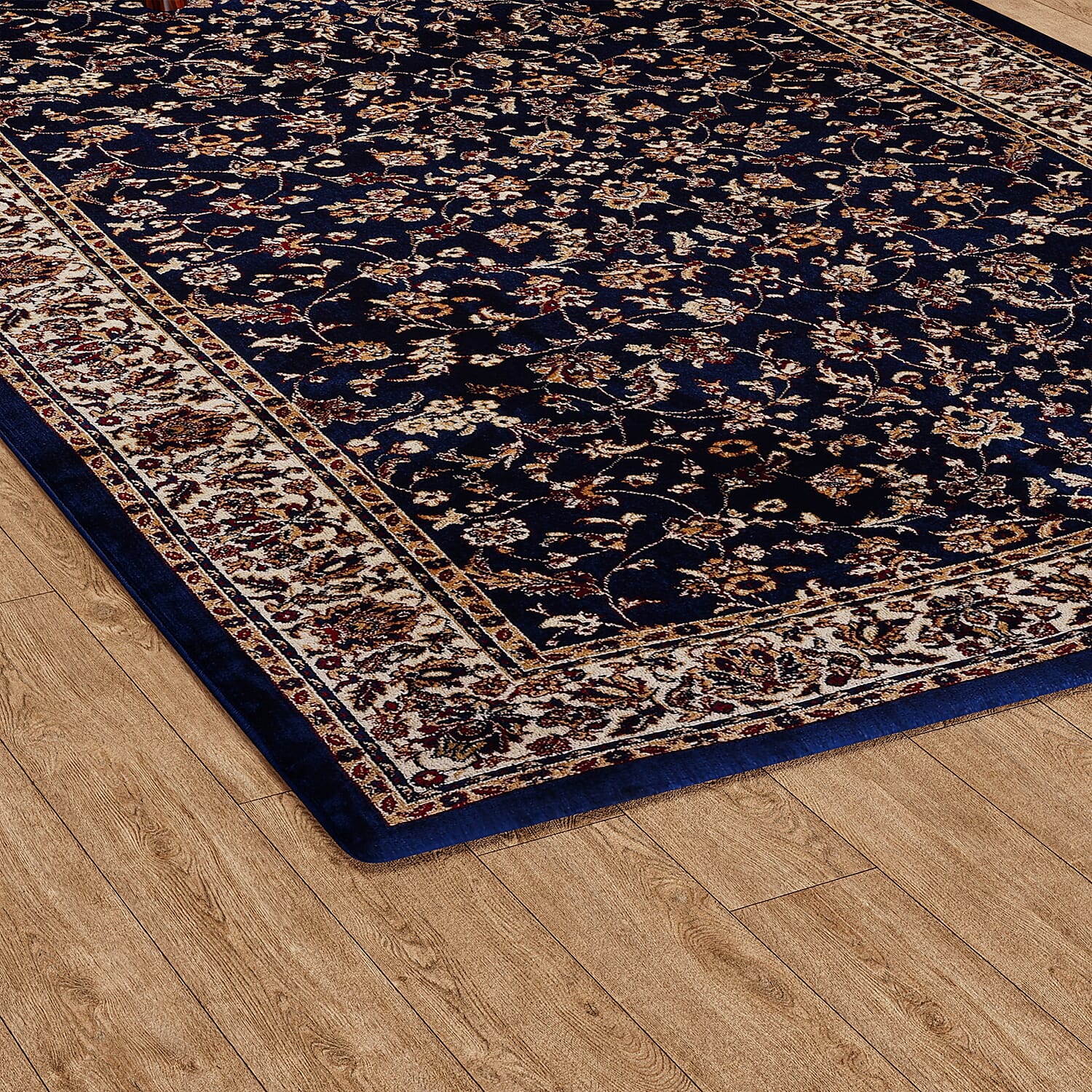 Polyester Traditional Rug and Door Mat - Yellow