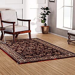 Polyester Traditional Rug and Door Mat - Yellow