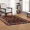 Pile Woven 950 GSM Traditional Carpet - Black