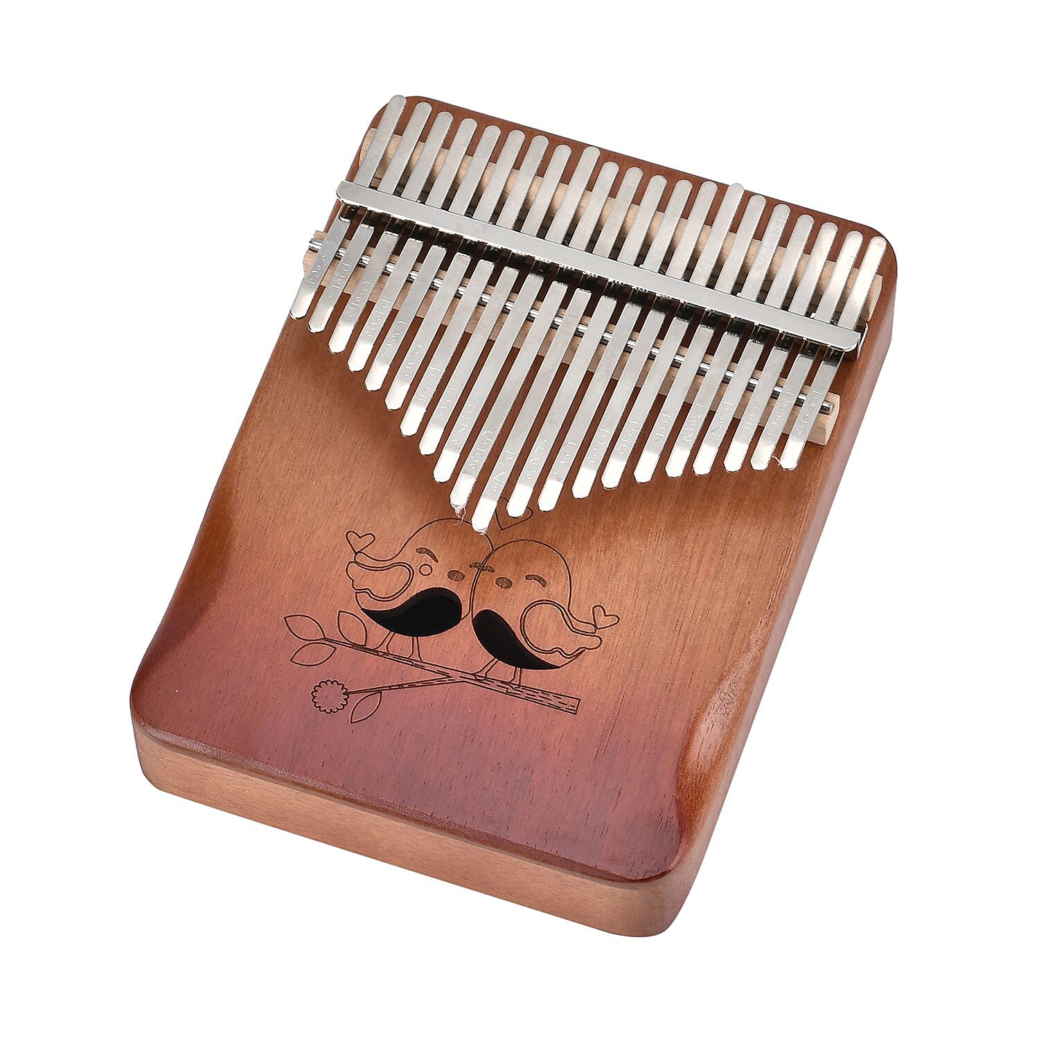 Kalimba- 21 Sound Thumb Piano (Size 17x12x3 cm) - Brown