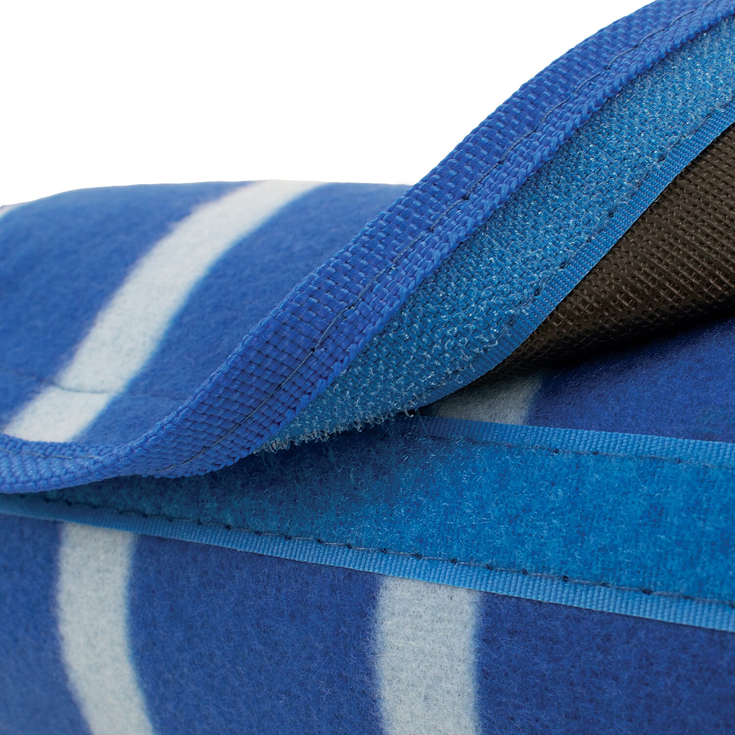 Stripe Pattern Picnic Blanket (Size 150x125 cm) - Blue