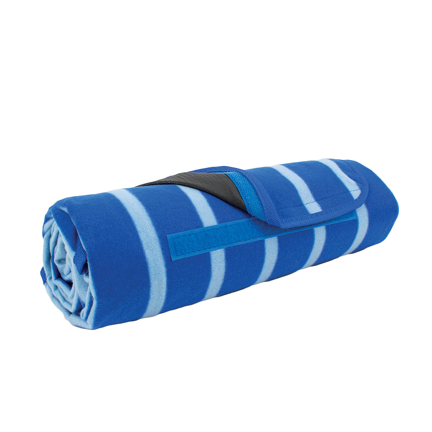 Stripe Pattern Picnic Blanket (Size 150x125 cm) - Blue