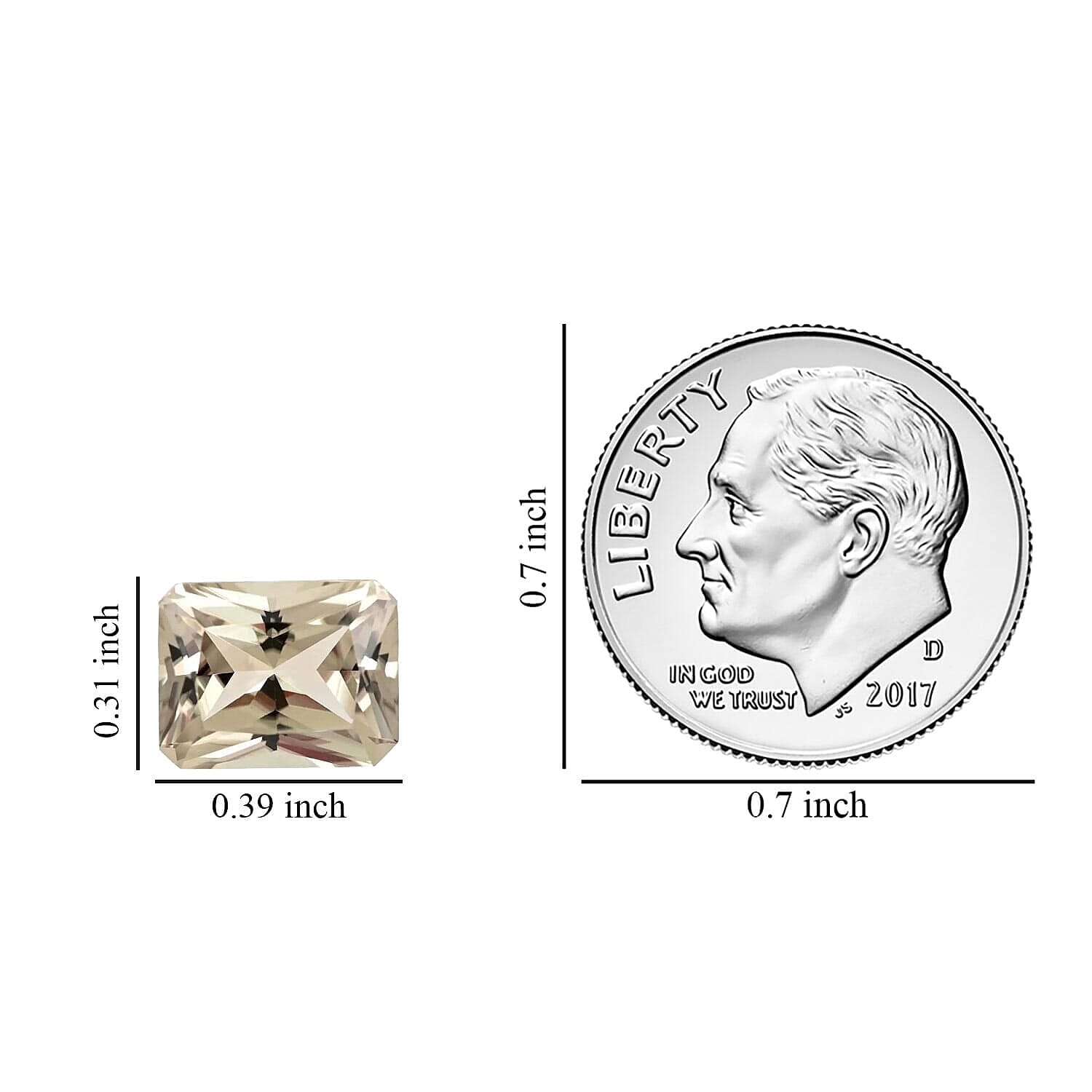 Turkizite Octagon 10x8 mm