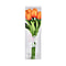 10 Pcs Realistic Tulip Bouquet with LED Light - Orange