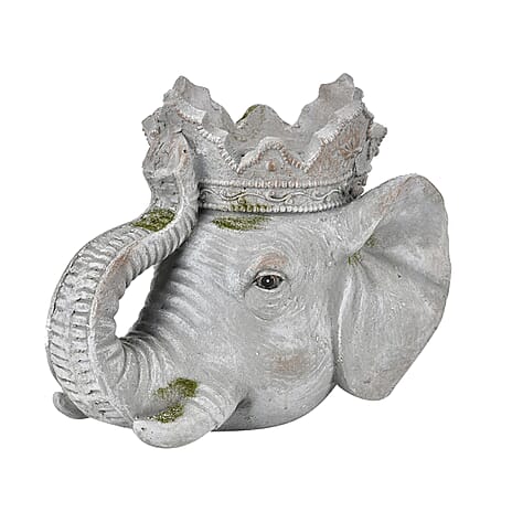 Decorative Pot and Planter (Size 36x29x29 cm) - Cement Grey