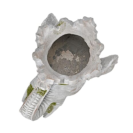 Decorative Pot and Planter (Size 36x29x29 cm) - Cement Grey