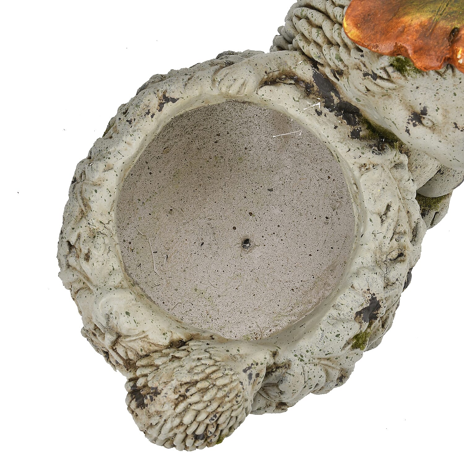 Decorative Hedge Hog Planter - Bronze Green