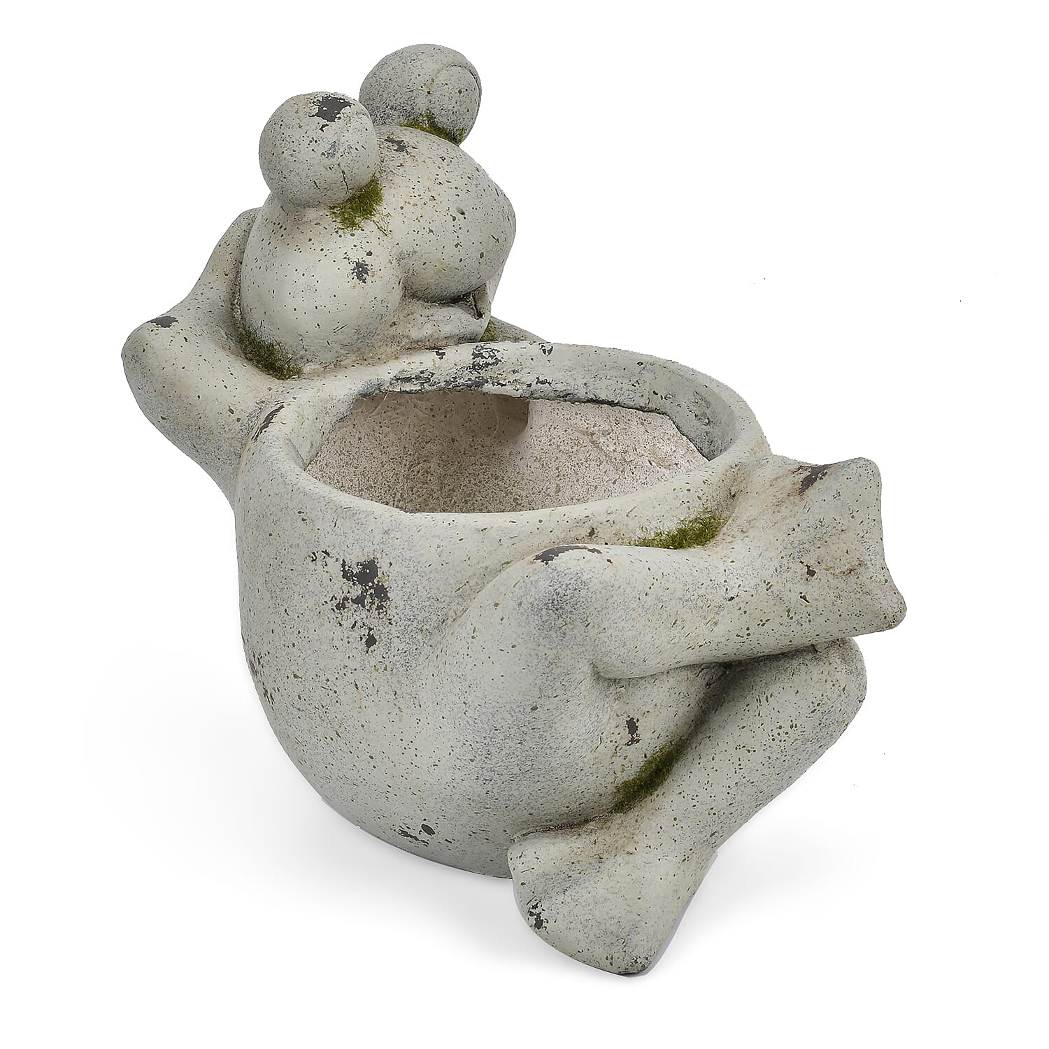 Decorative Frog Planter - Bronze Green