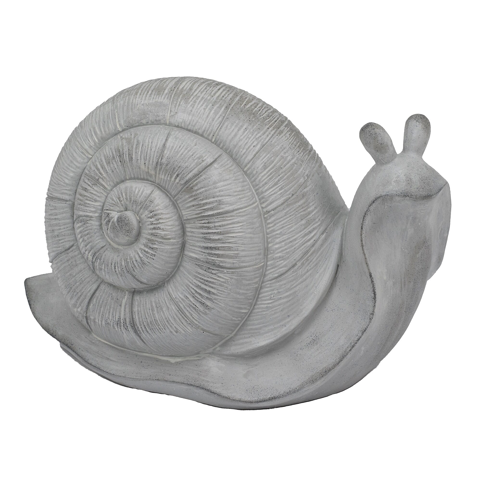 Garden Decor Beautiful Snail Statue - White