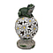 Frog Floral Ball Solar Light (Size 24x14x14 cm) - Green & White