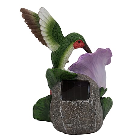 Set of 2 Bird and Butterfly Multicolor Solar Lights (Size 12x7.5x15 cm)